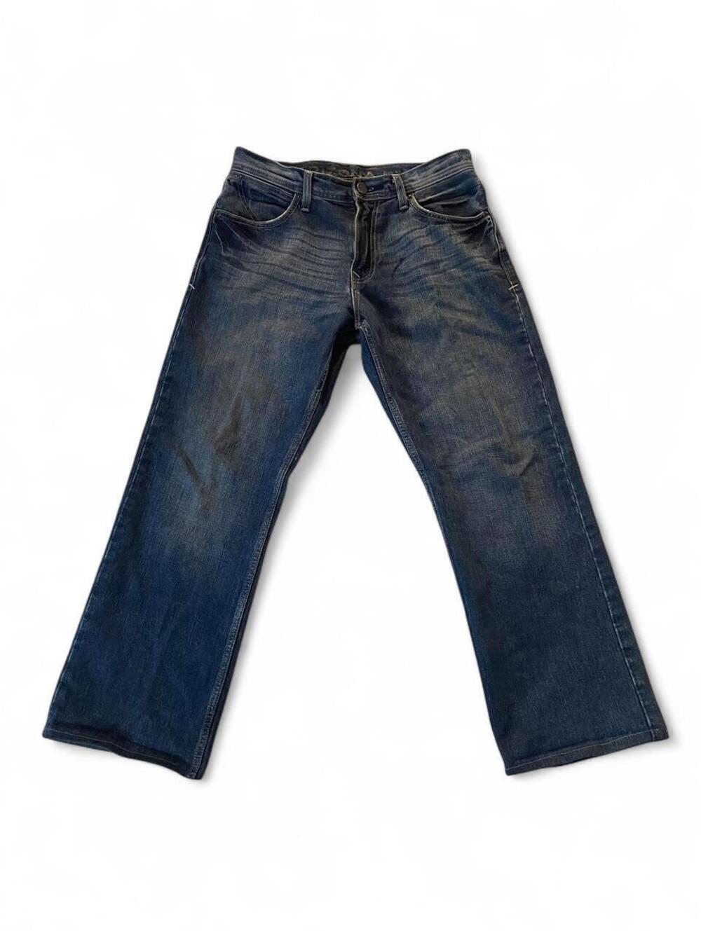 Arizona Bootcut cotton jeans in navy blue size 32x28